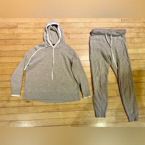 Summersalt Women’s Small Cashmere Blend Hoodie + Pants Set
